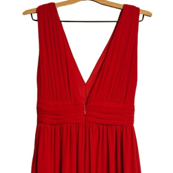 Lulu’s Heavenly Hues Red Maxi Dress Medium (sz 6-8) - Picture 7 of 10